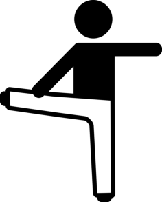 Boy Stretching Righ Leg And Left Arm Laser Cut Svg File, Free Vectors File